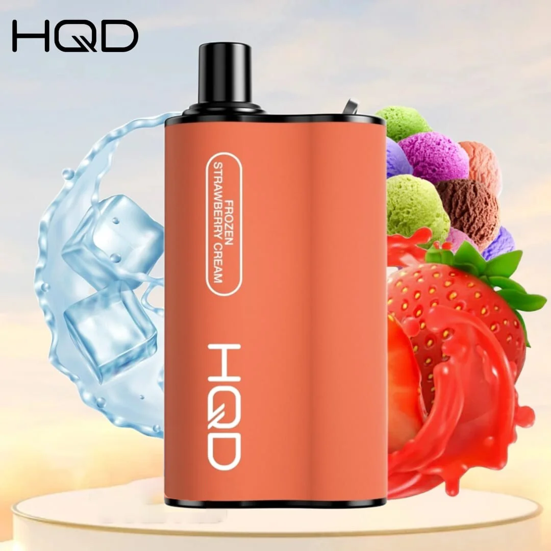 hqd box frozen strawberry cream – 4000 puffs.webp
