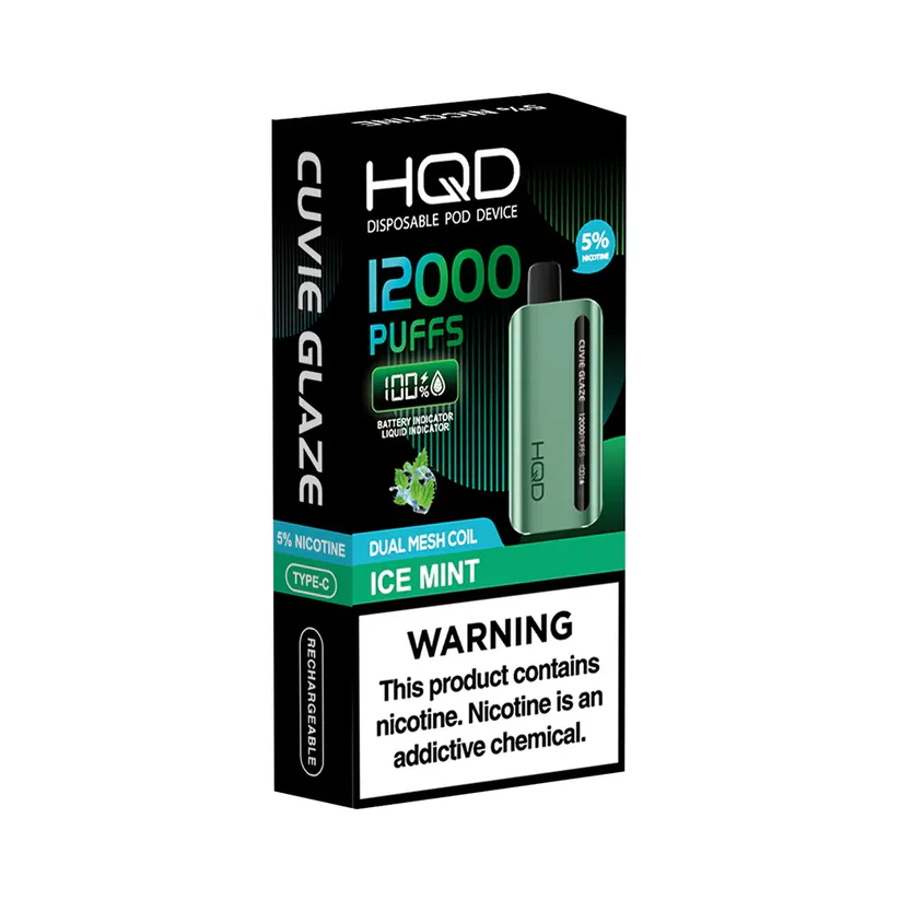 hqd glaze disposable vape 12000 puffs ice mint 1 1.webp