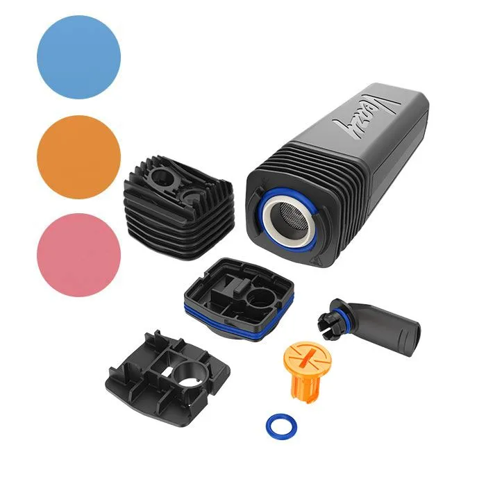veazy vaporizer with dismanteled cooling unit.webp